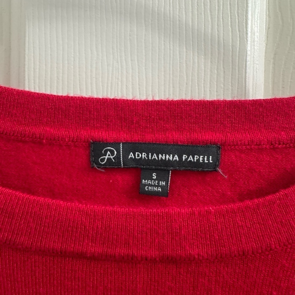 Red Women's Top - Picture 4 of 7